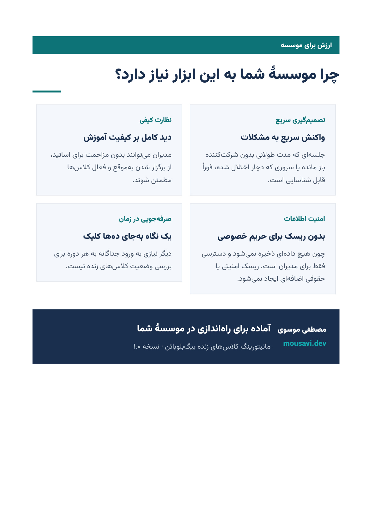 مانیتورینگ کلاس‌های زنده بیگ‌بلوباتن — تصویر 9